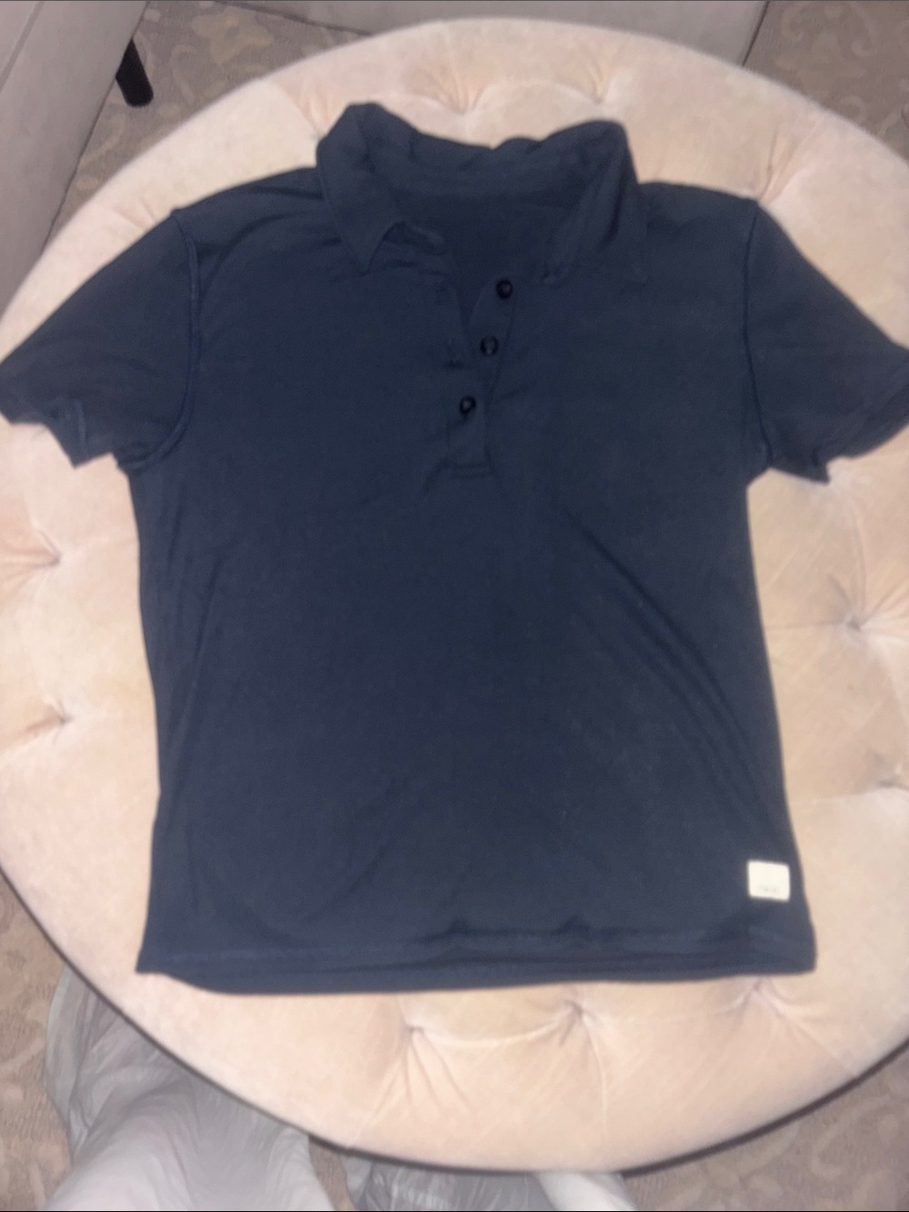 Vuori Navy Short Sleeve Polo Shirt